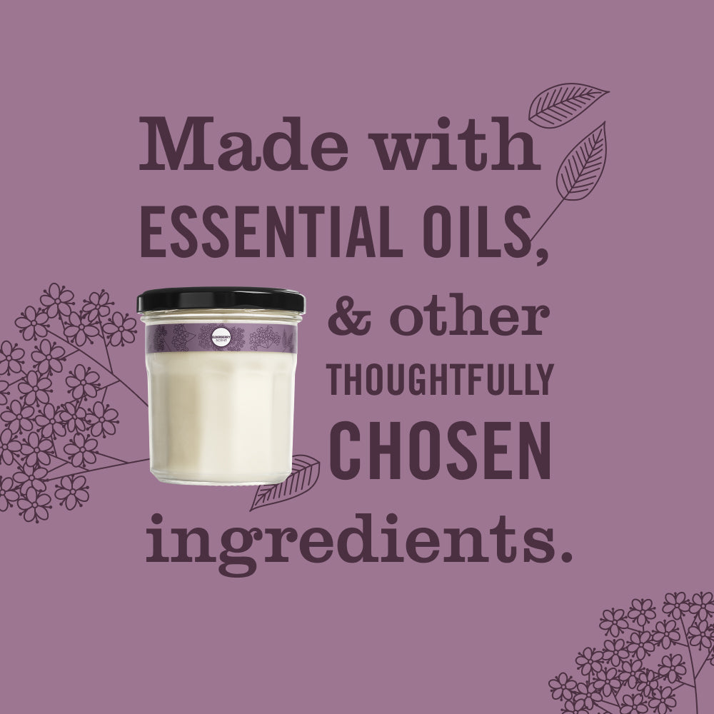Elderberry Soy Candle Large