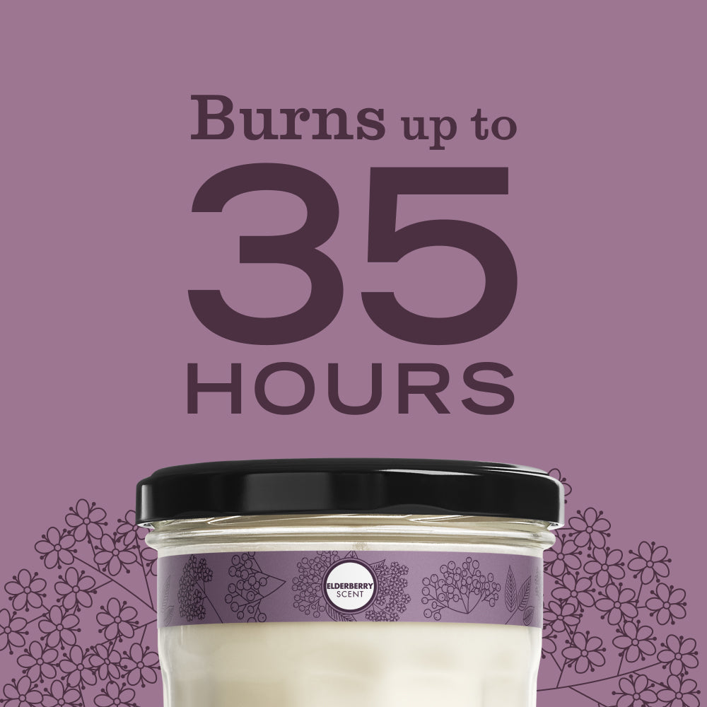 Elderberry Soy Candle Large