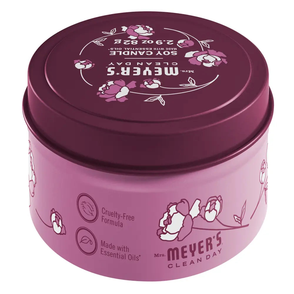 Peony Tin Candle | Mrs. Meyer's