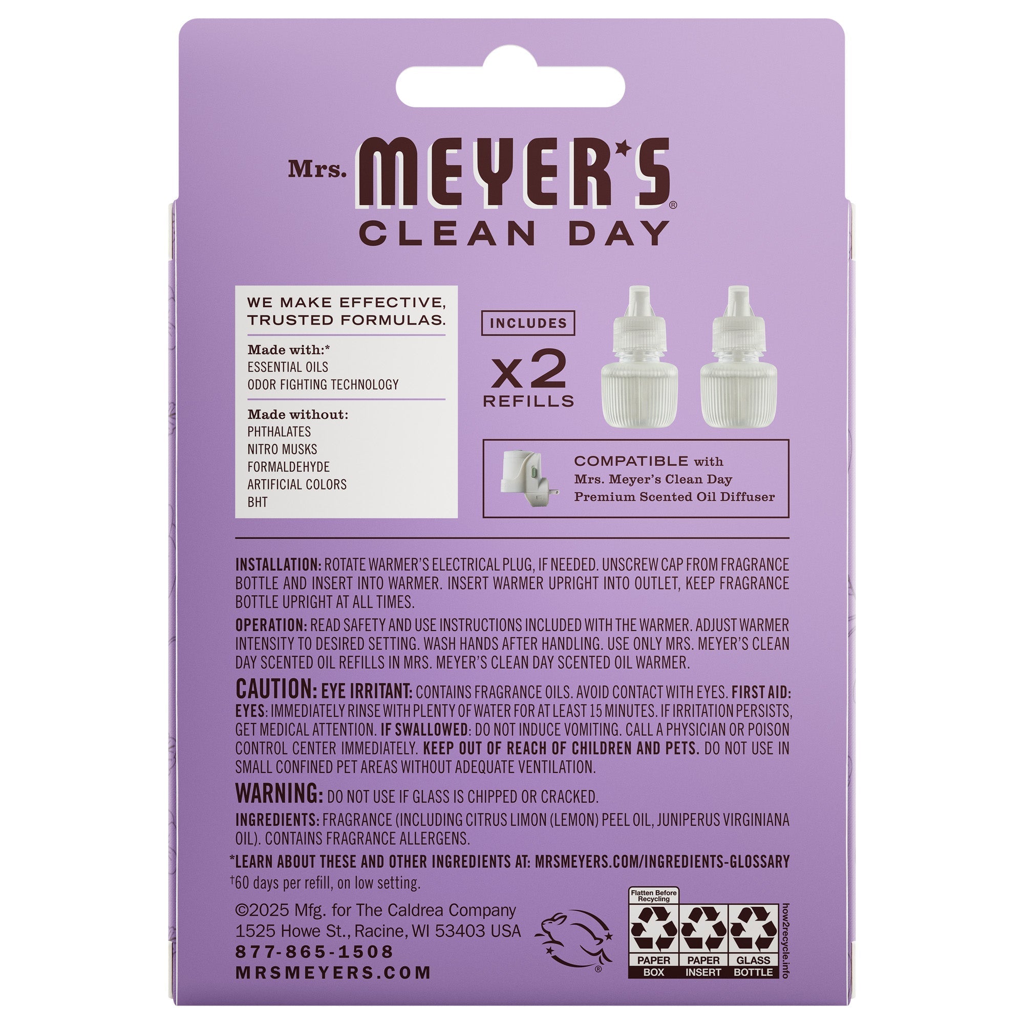 Compassion Flower Plug In Scented Oil Refill 2-Pack