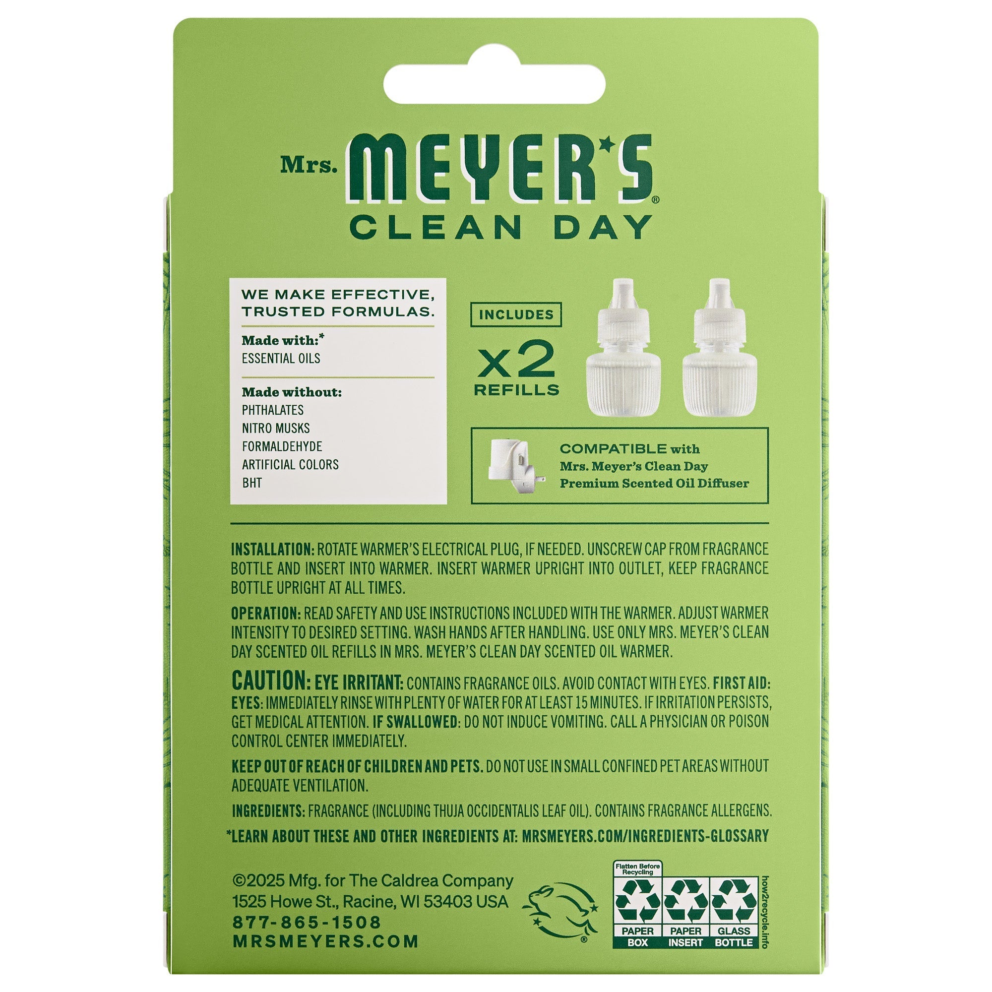Iowa Pine Plug In Scented Oil Refill 2-Pack