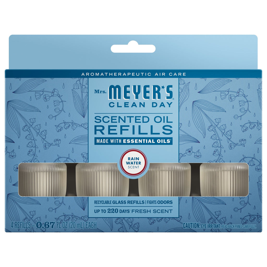 Rain Water Plug In Scented Oil Refill 4-Pack