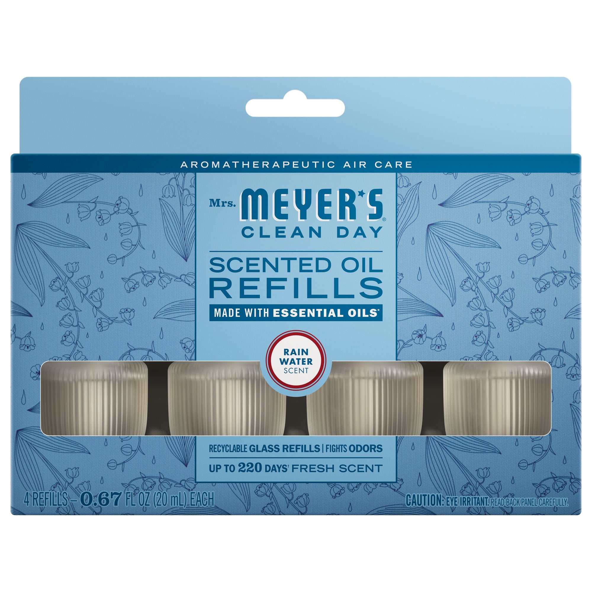 Rain Water Plug In Scented Oil Refill 4-Pack