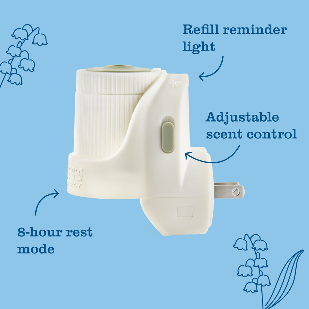 Rain Water Plug In Scented Oil Warmer With Refill