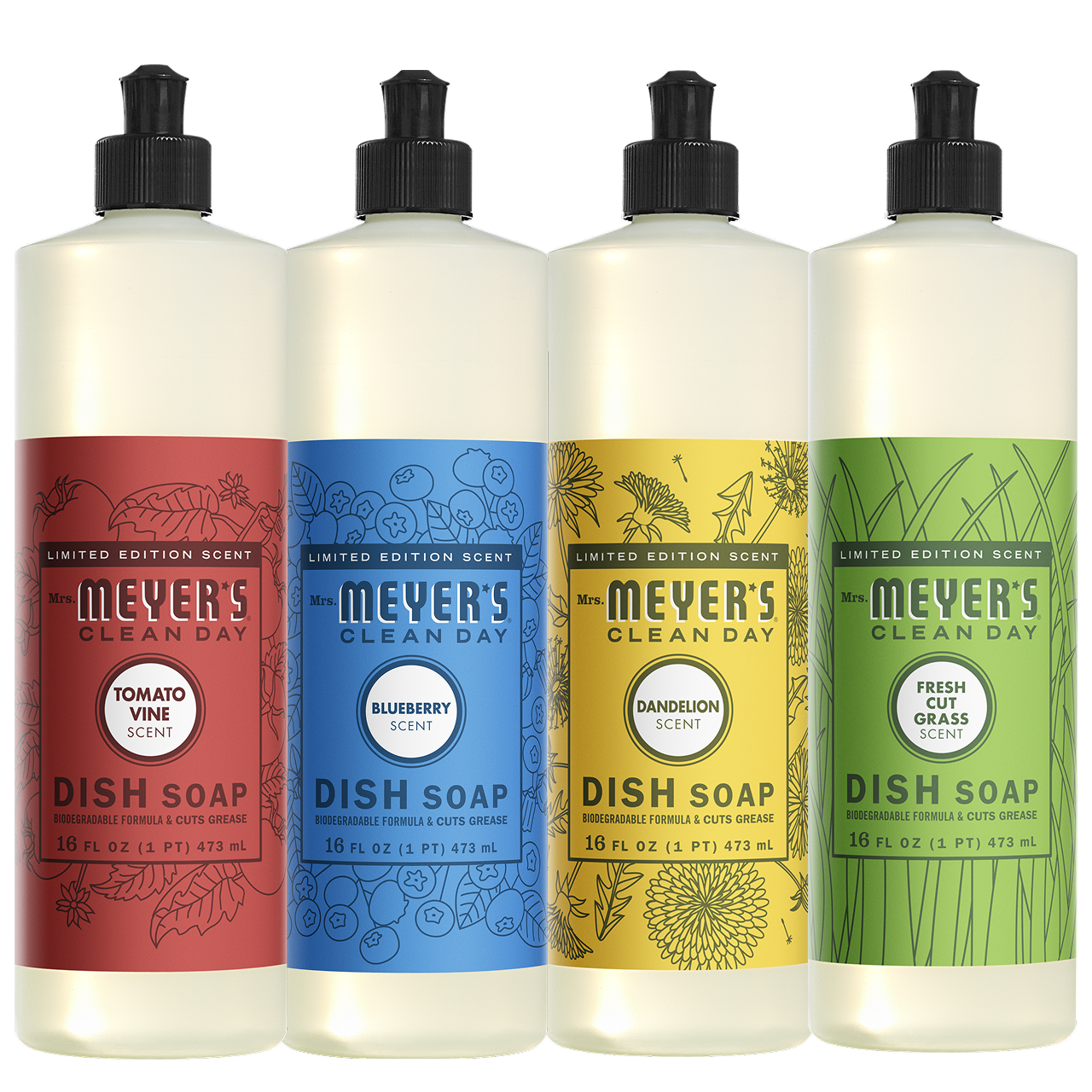 Mrs. Meyer's Summer Seasonal Dish Soap Collection