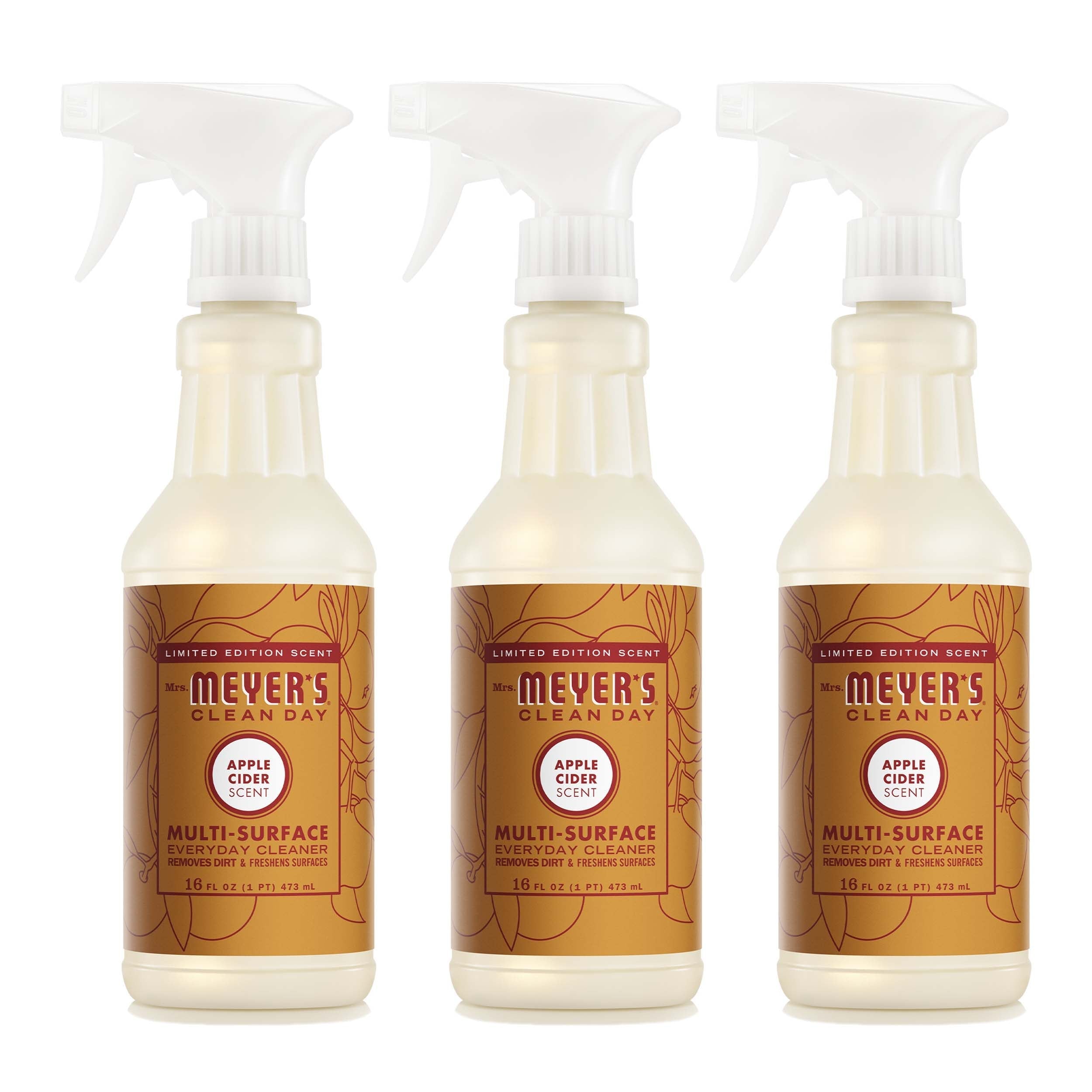 Mrs. Meyer's Apple Cider Multi-Surface Everyday Cleaner 3-count Bundle