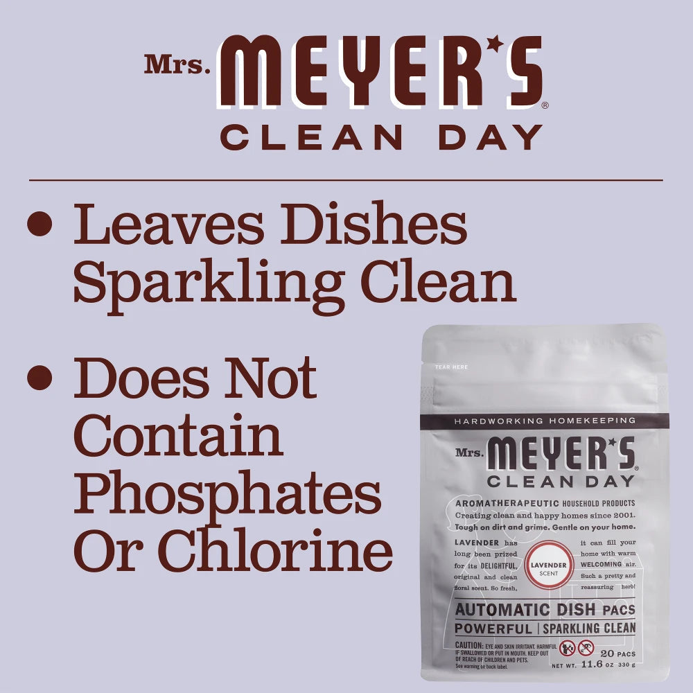 Mrs. Meyer's Lavender Automatic Dish Packs