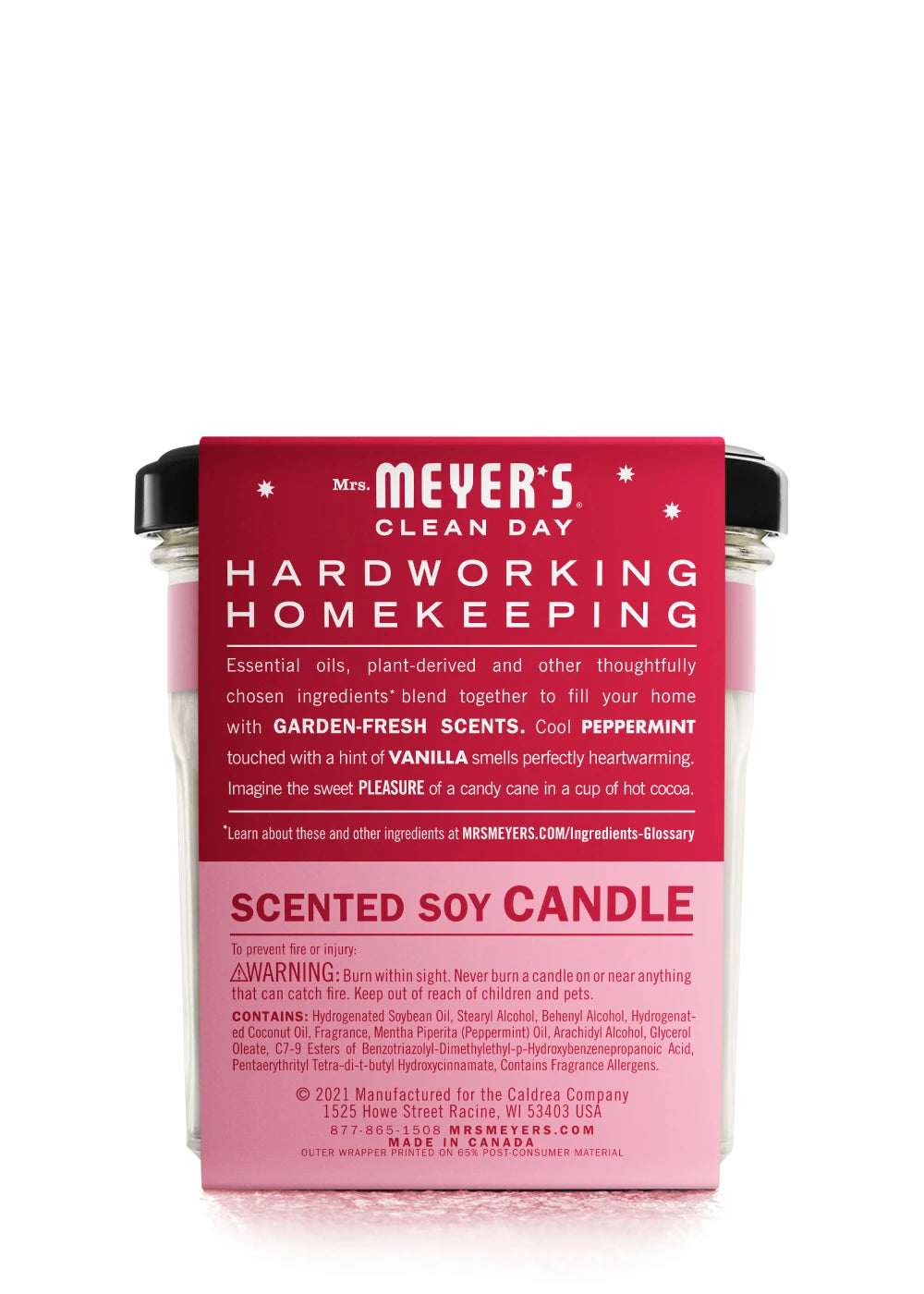 Mrs. Meyer's Peppermint Soy Candle Large