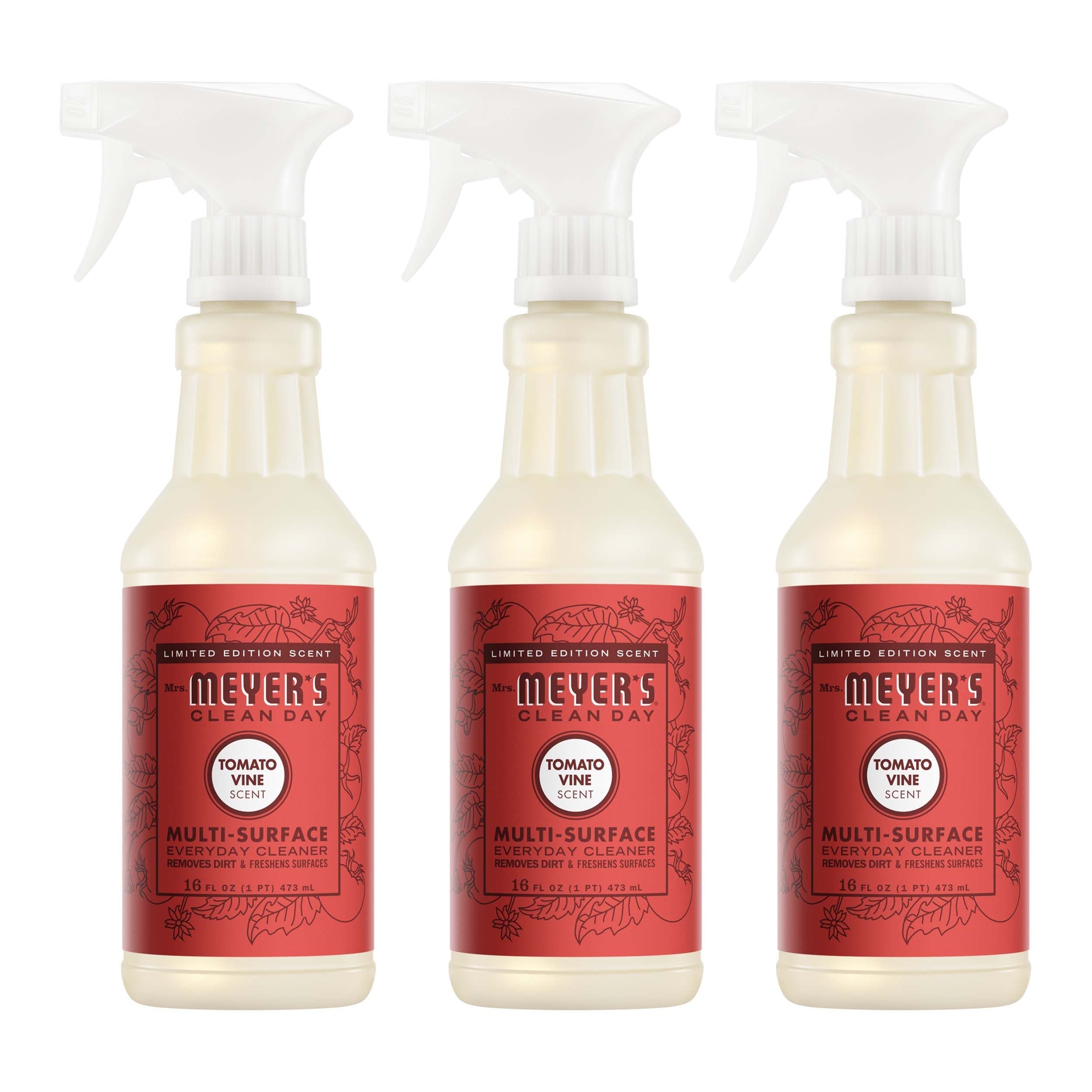 Mrs. Meyer's Tomato Vine Multi-Surface Everyday Cleaner 3-count Bundle