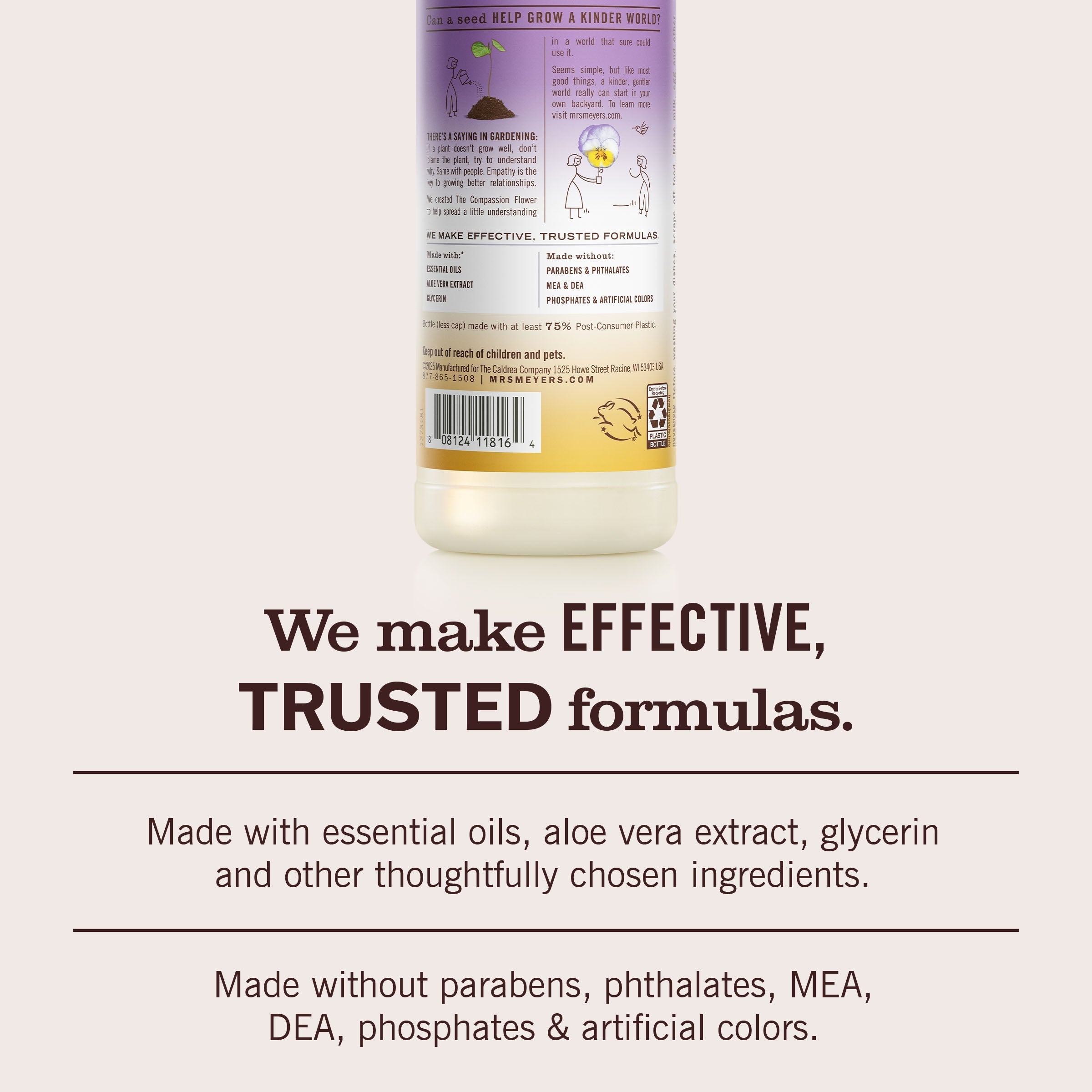 Compassion Flower Dish Soap | Mrs. Meyer's