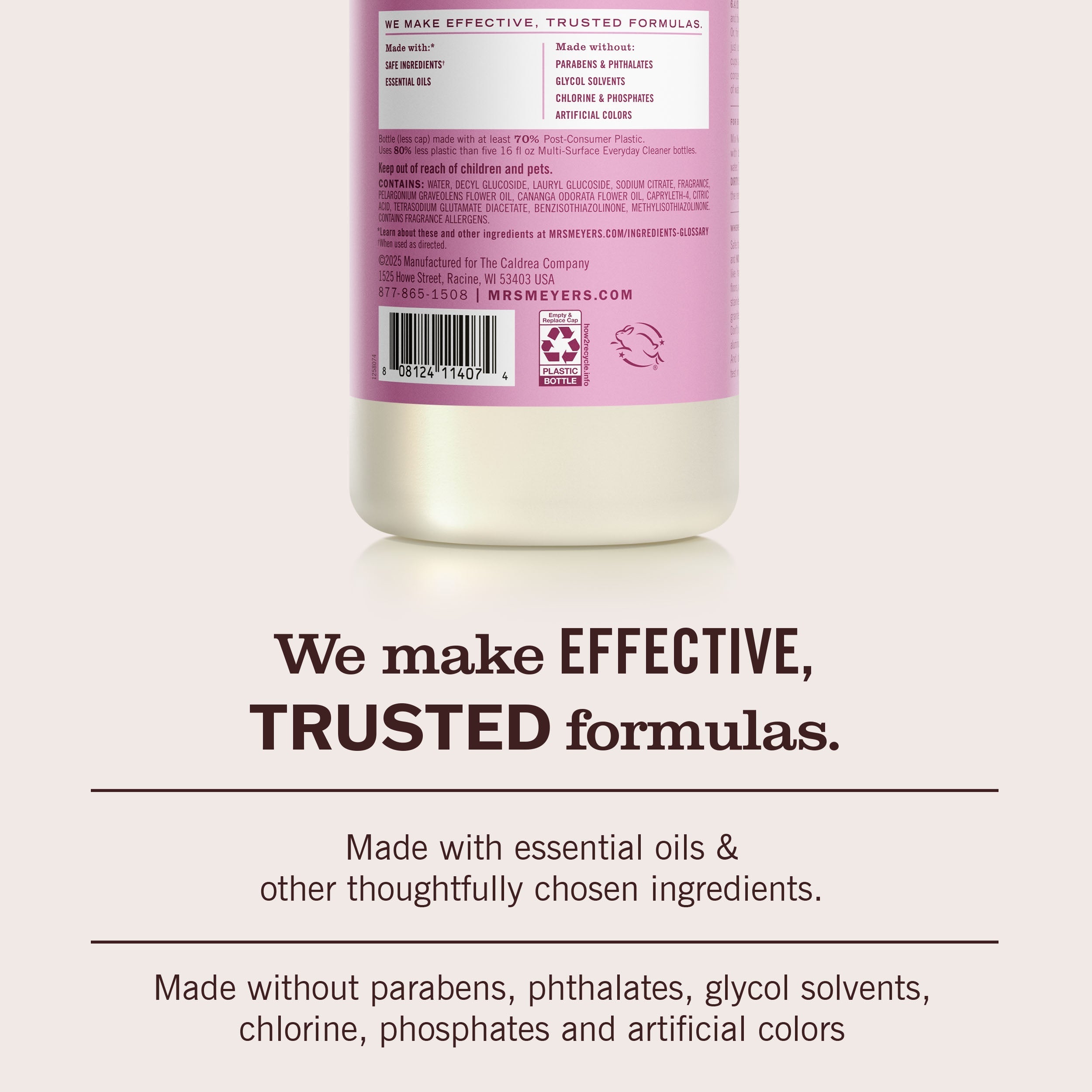 Mrs. Meyer's Peony Multi-Surface Concentrate