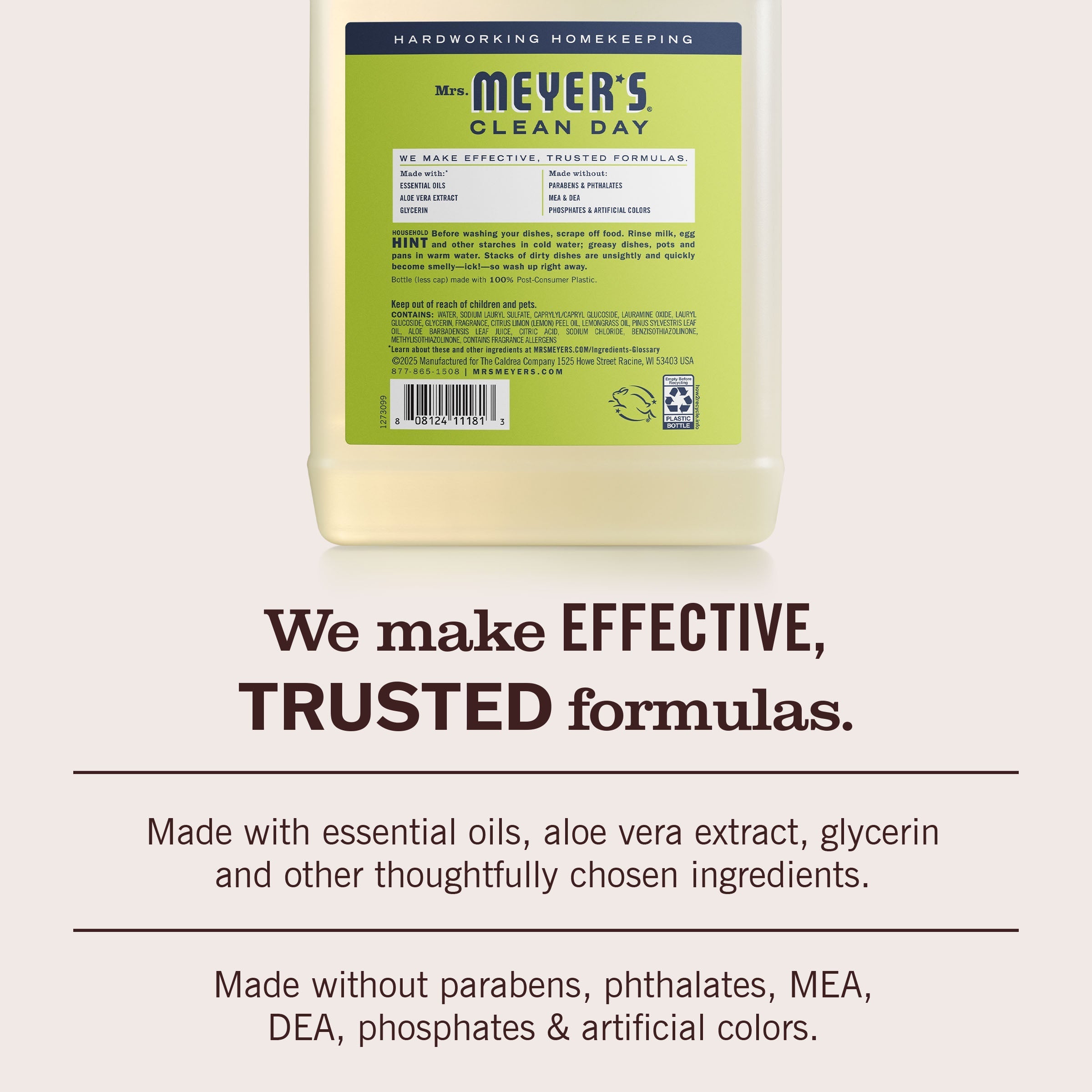 Mrs. Meyer's Lemon Verbena Dish Soap Refill
