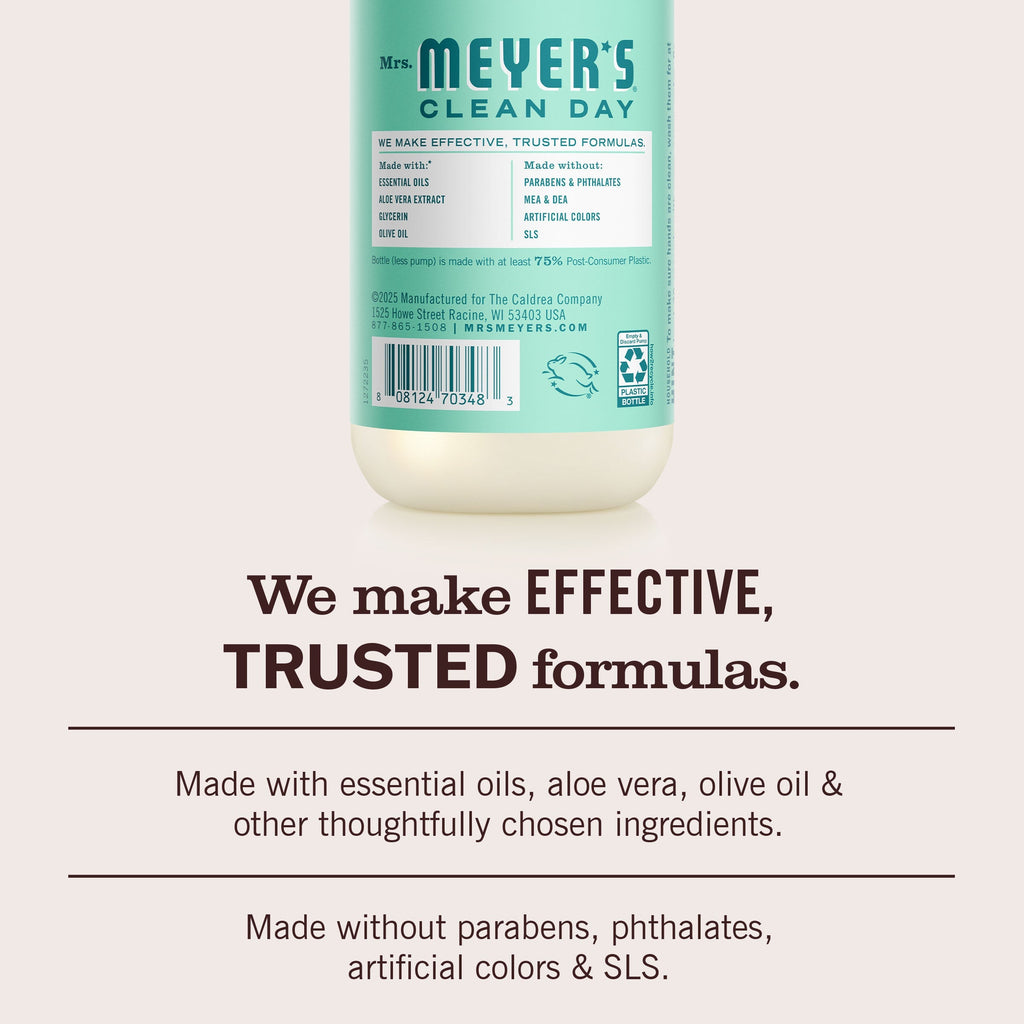 Mrs. Meyer's Mint Liquid Hand Soap 3-count Bundle