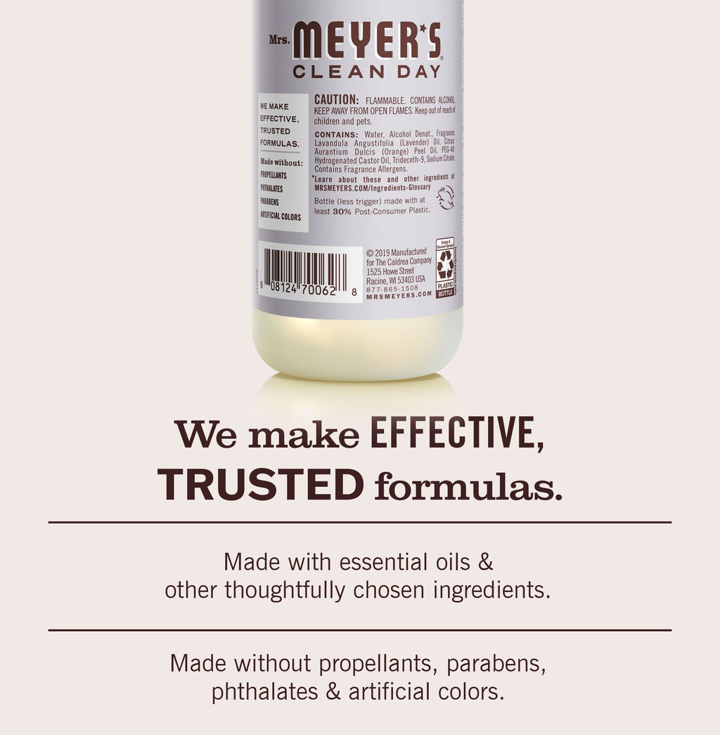 Lavender Room Spray: Non-Aerosolized Room Freshener | Mrs. Meyer's
