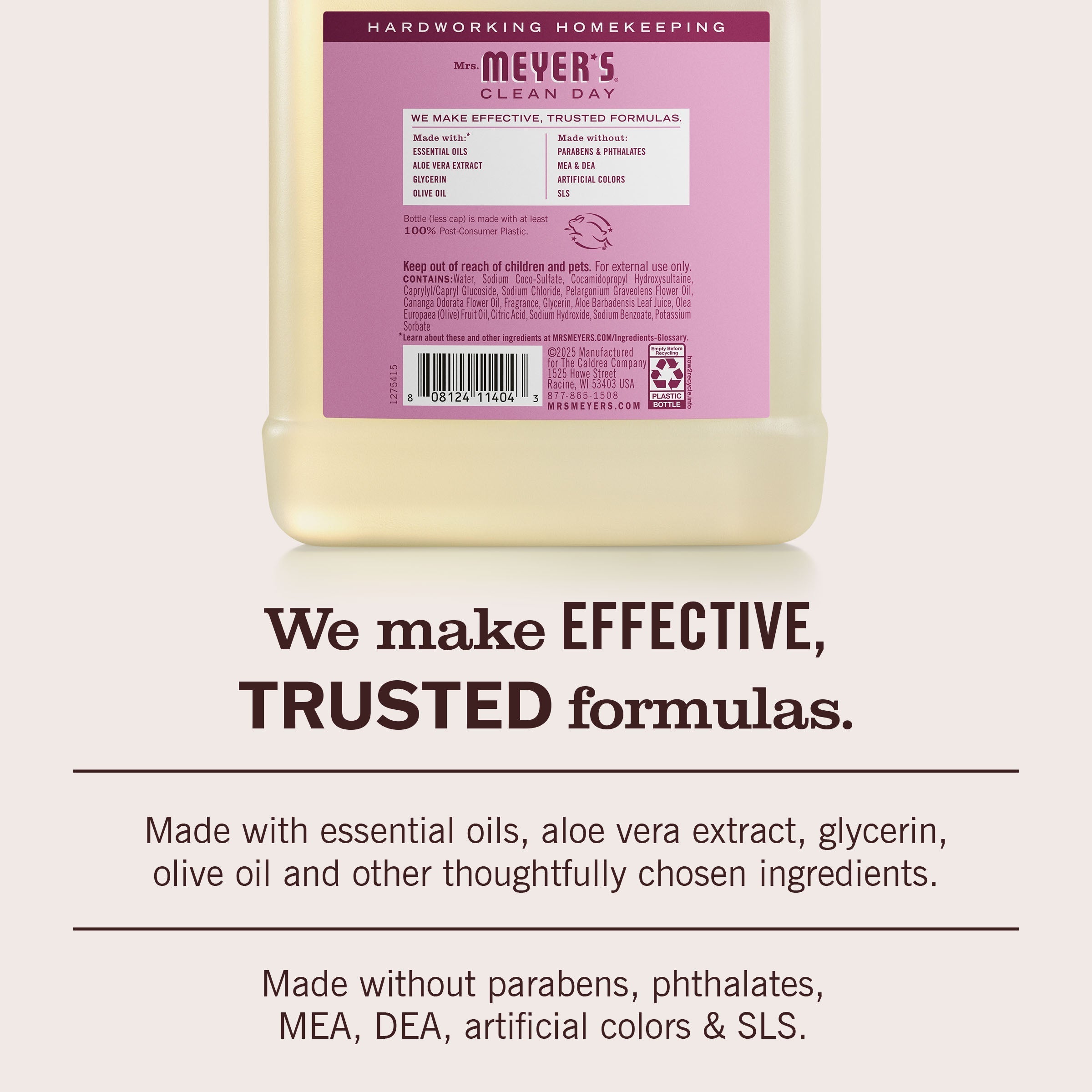 Mrs. Meyer's Peony Liquid Hand Soap Refill