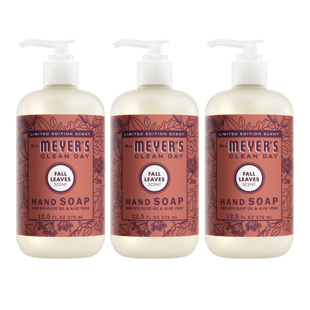 Mrs. Meyer's Fall Leaves Liquid Hand Soap 3-count Bundle