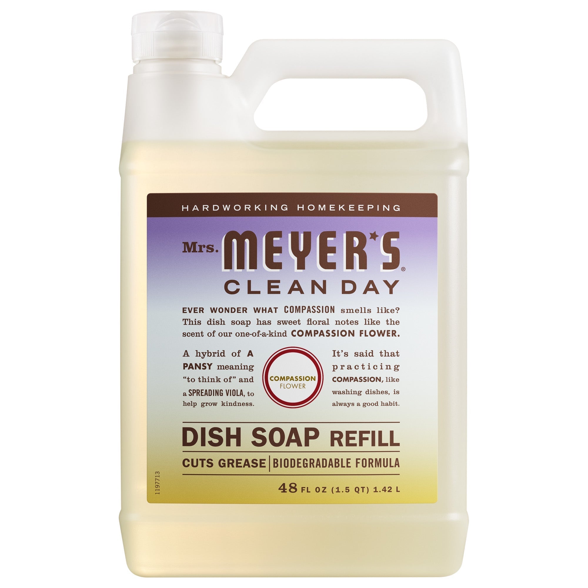 Mrs. Meyer's Compassion Flower Dish Soap Refill