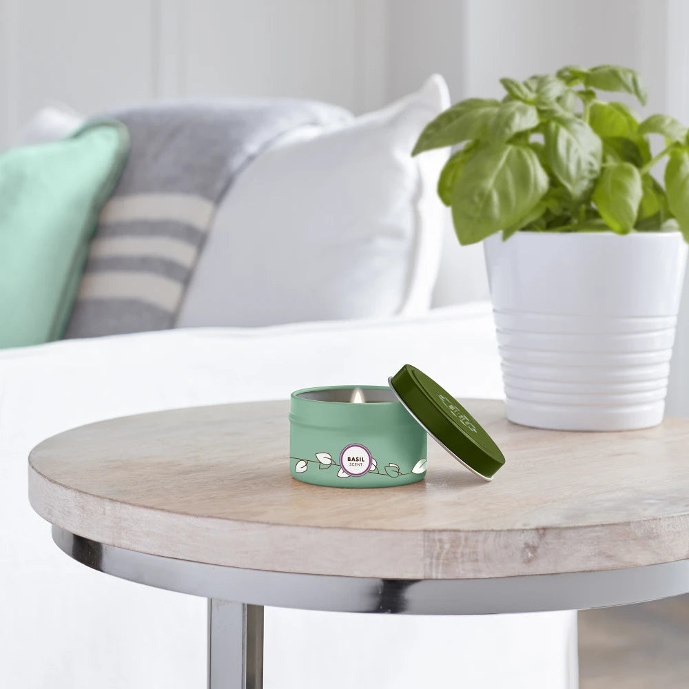 Basil Tin Candle | Mrs. Meyer's