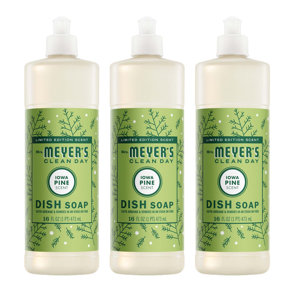 Mrs. Meyer's Iowa Pine Dish Soap 3-count bundle
