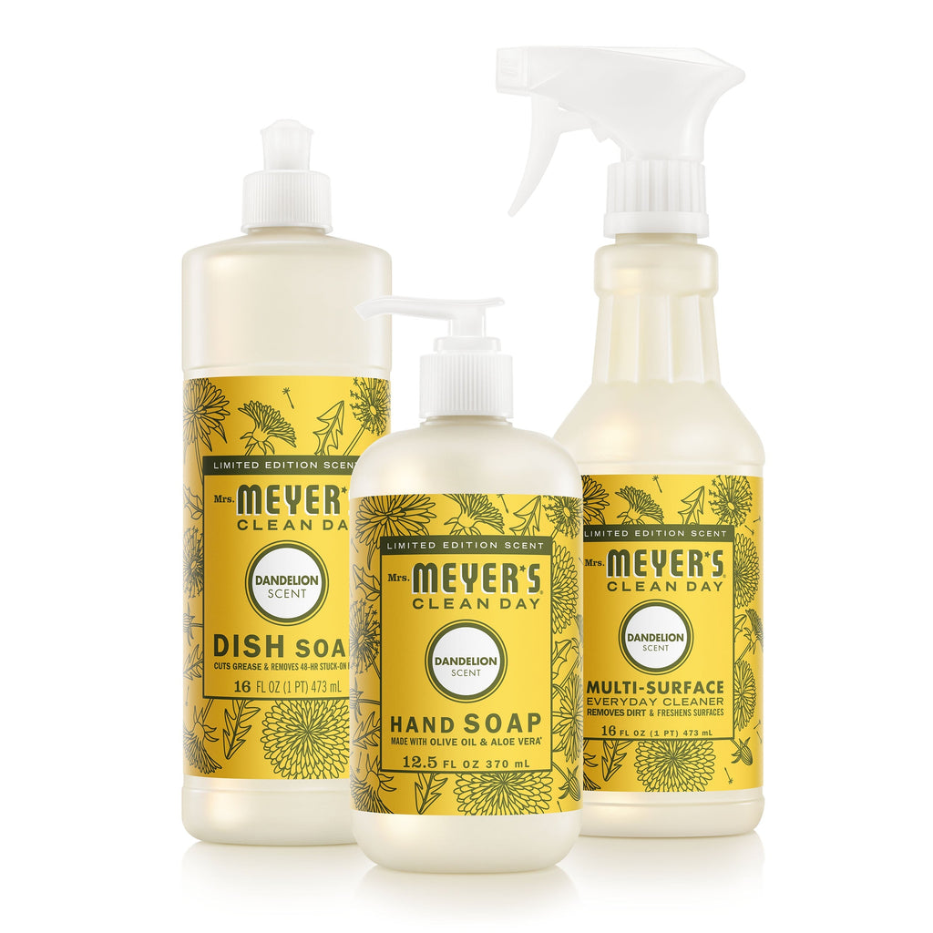 Mrs. Meyer's Dandelion Kitchen Basics Set