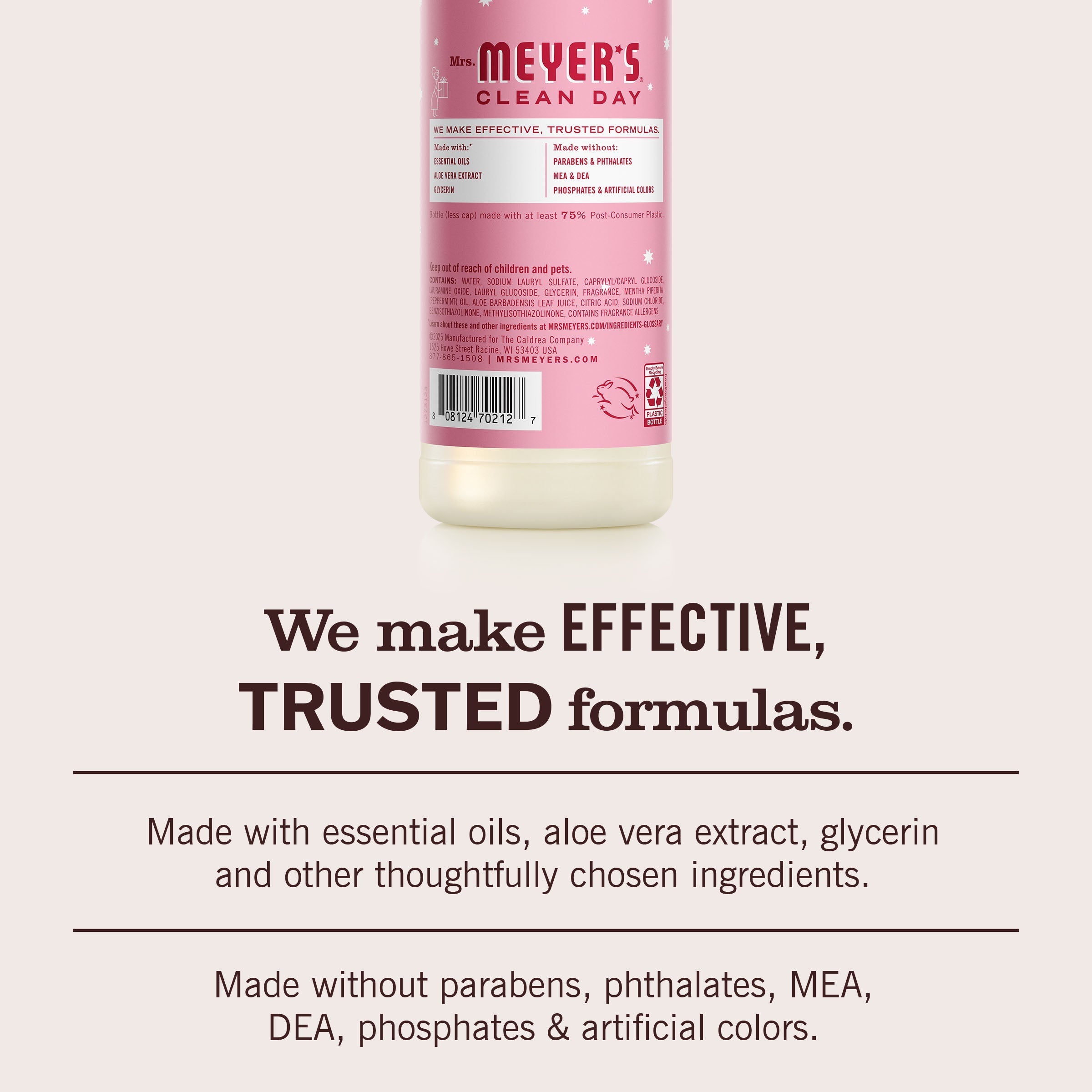 Mrs. Meyer's Peppermint Dish Soap 3-count bundle