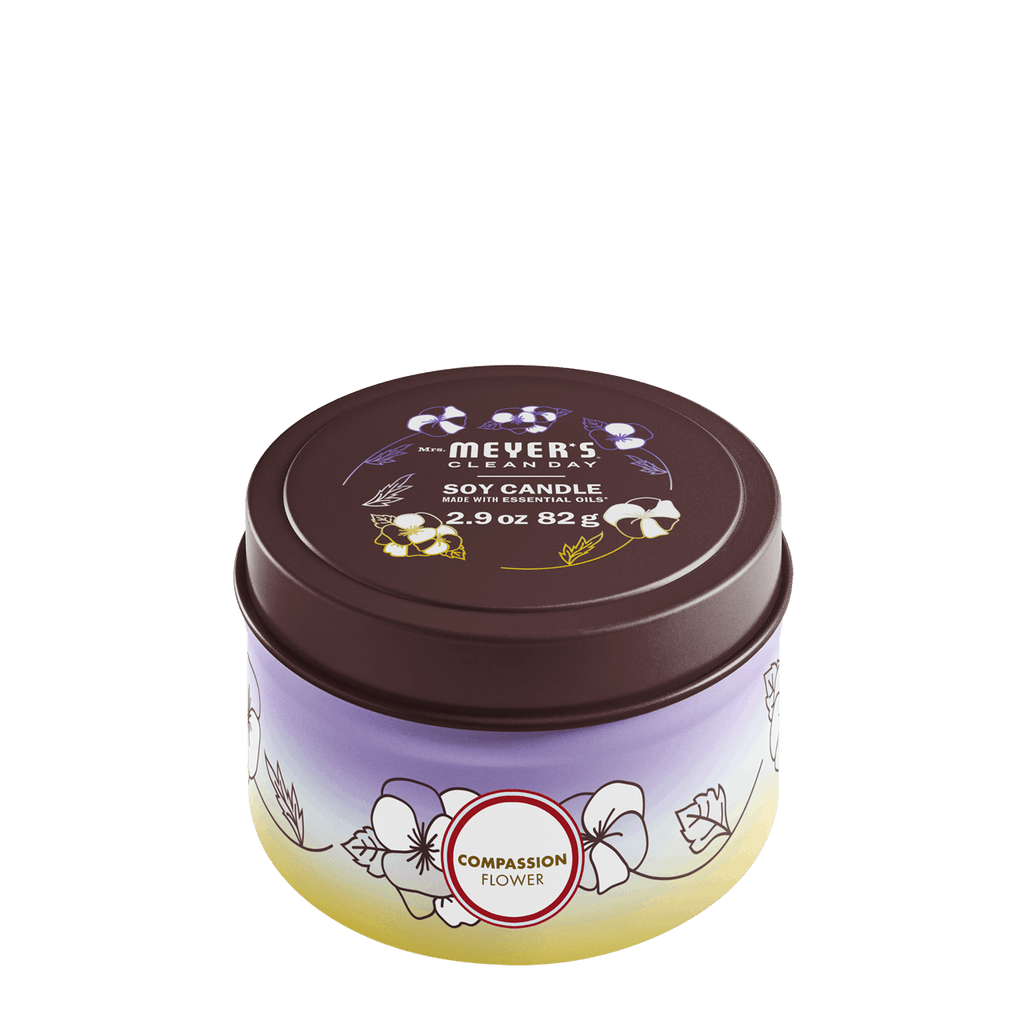 Mrs. Meyer's Compassion Flower Tin Candle