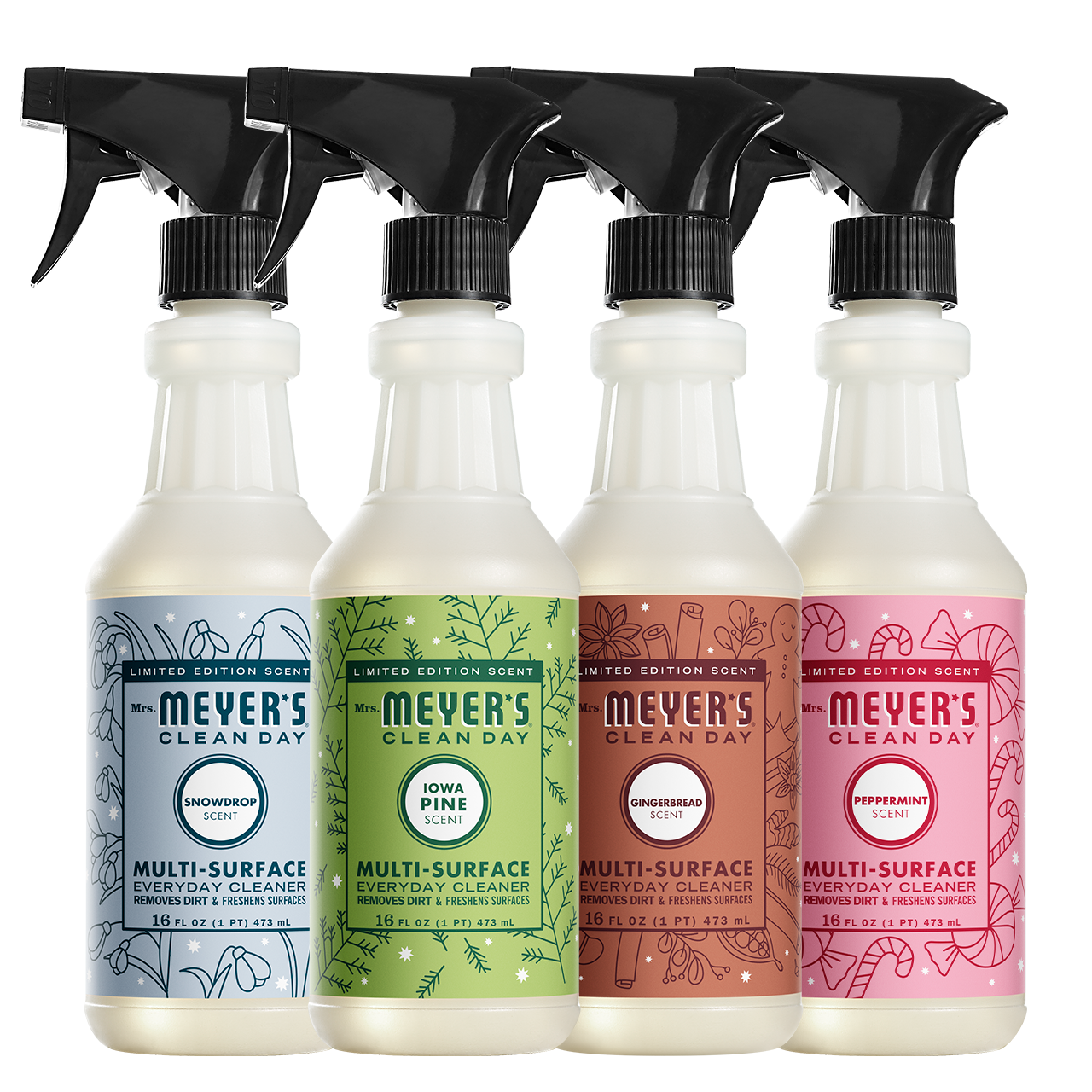 Mrs. Meyer's Holiday Seasonal Multi-Surface Everyday Cleaner Collection