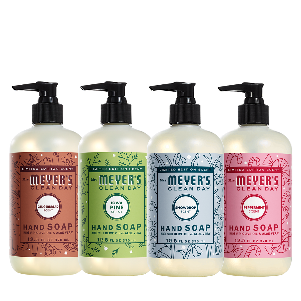 Mrs. Meyer's Holiday Seasonal Hand Soap Collection