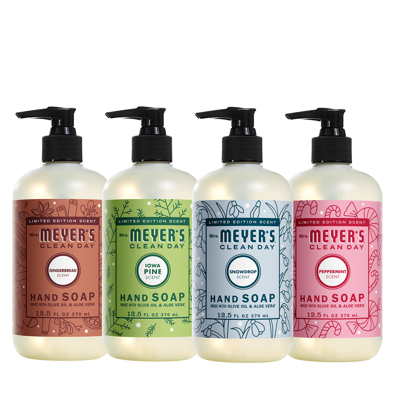 Mrs. Meyer's Holiday Seasonal Hand Soap Collection