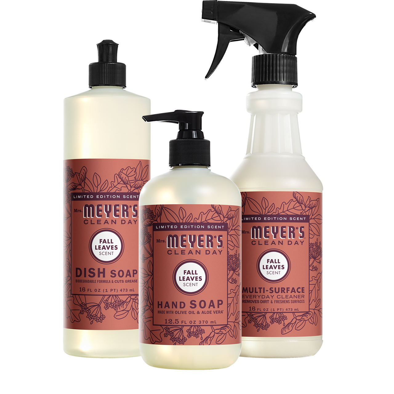 Mrs. Meyer's Fall Leaves Kitchen Basics Set