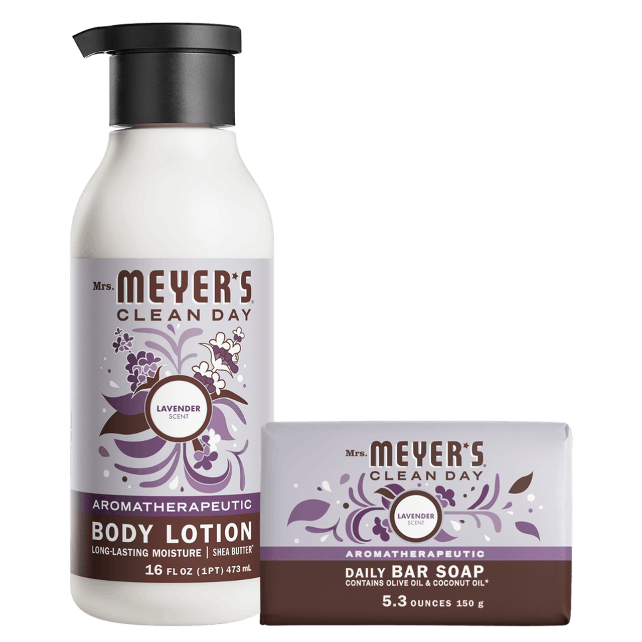 Mrs. Meyer's Lavender Bar Soap &amp; Body Lotion Set