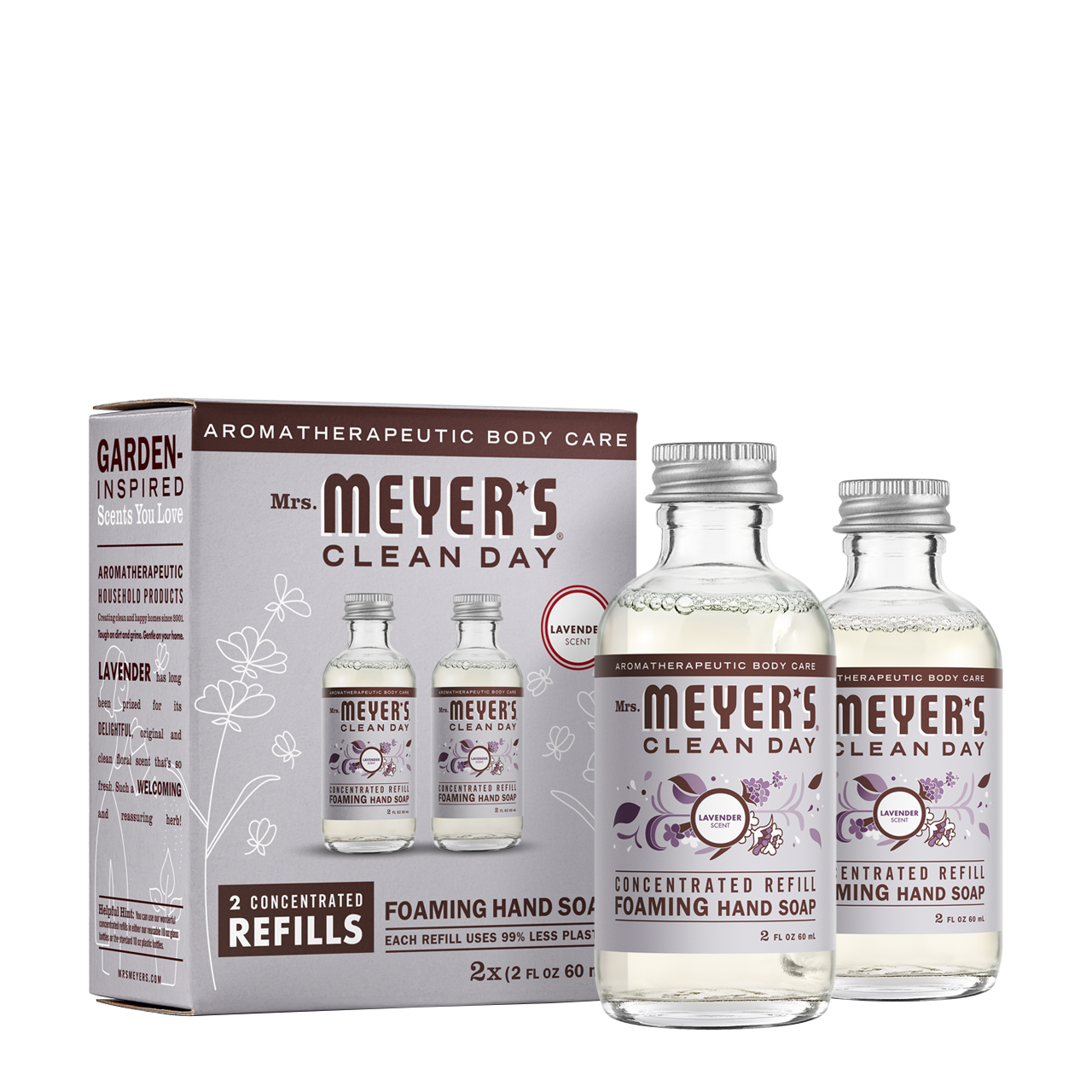 Lavender Foaming Hand Soap Concentrate Refills 2-Pack