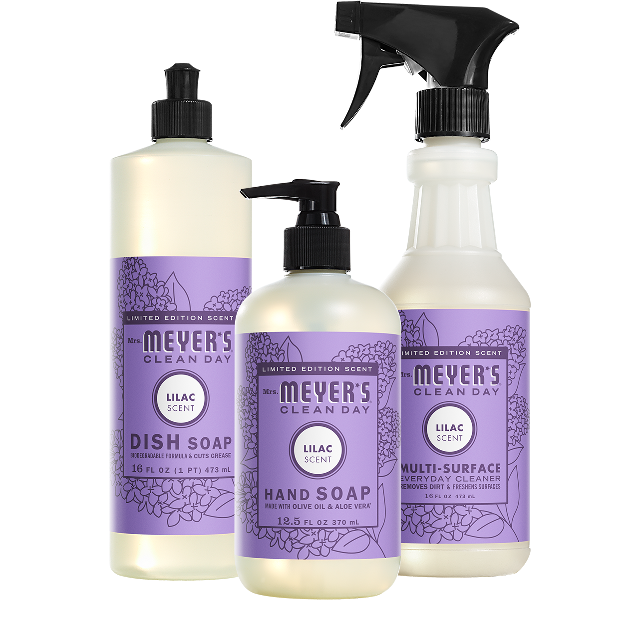 Mrs. Meyer's Lilac Kitchen Basics Set