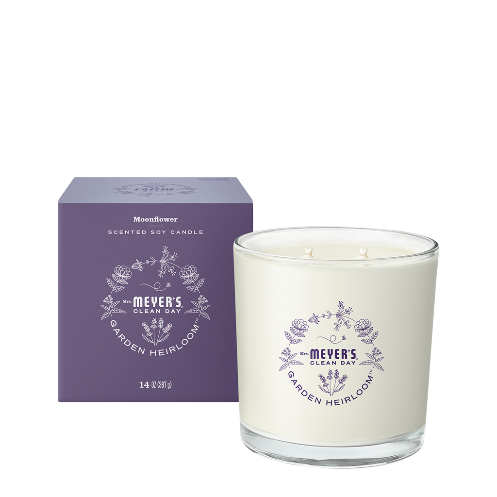Mrs. Meyer's Moonflower Garden Heirloom Candle