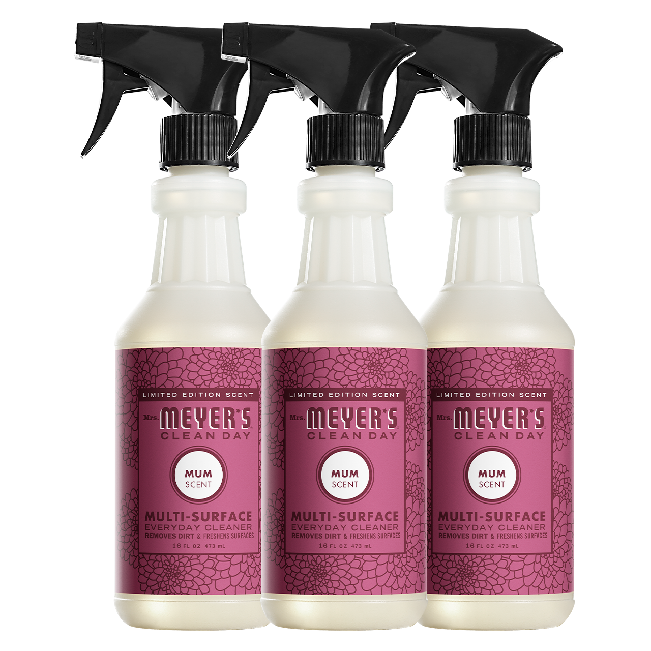 Mrs. Meyer's Mum Multi-Surface Everyday Cleaner 3-count Bundle