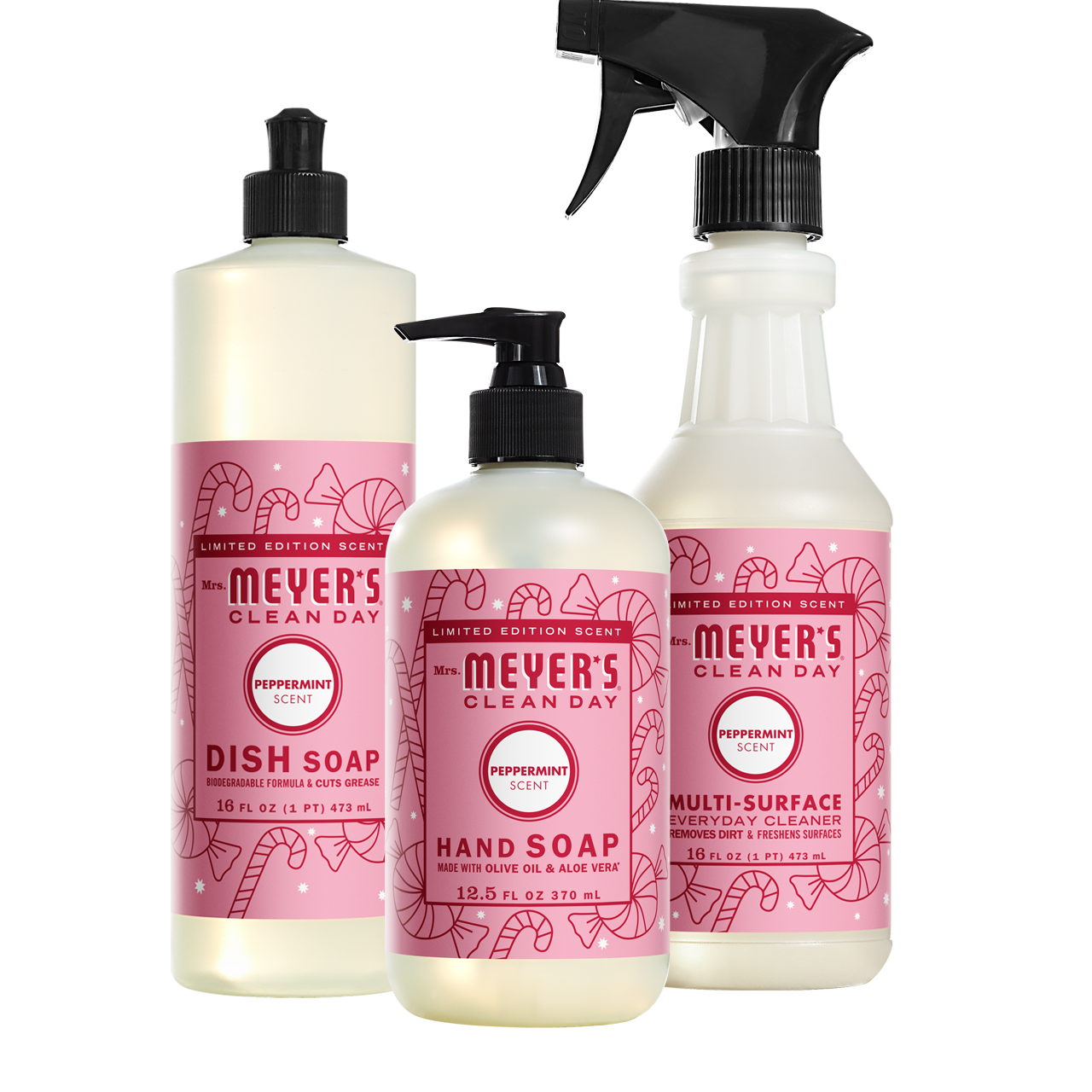 Mrs. Meyer's Peppermint Kitchen Basics Set