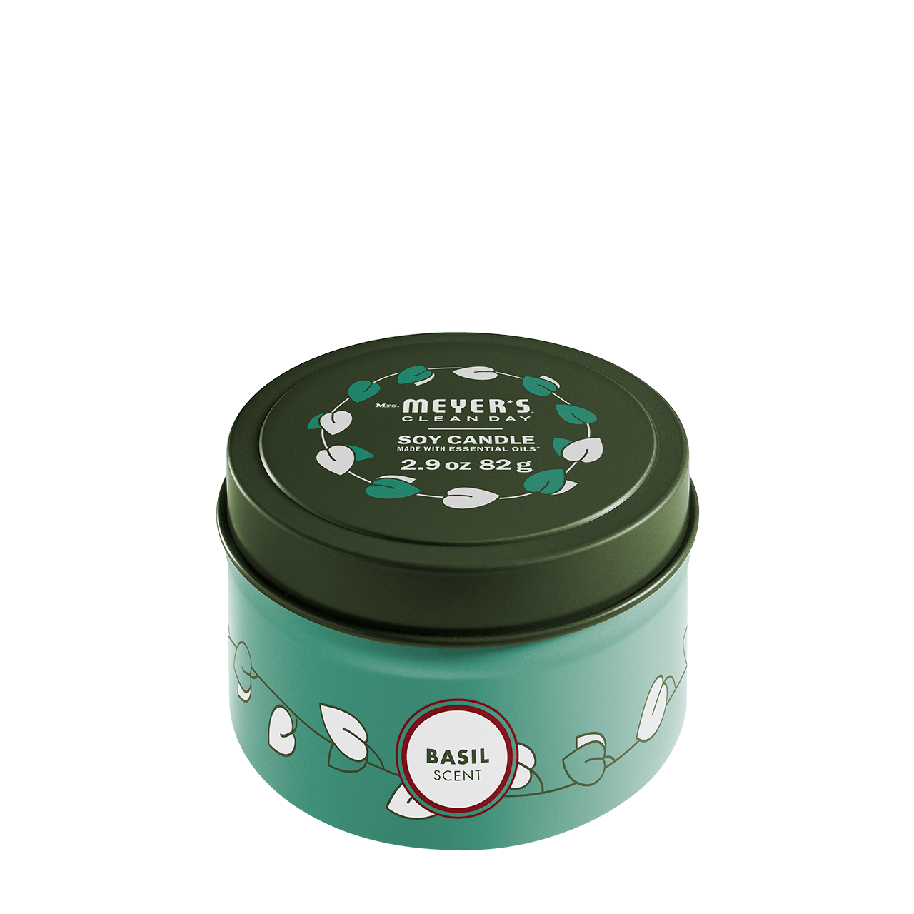 Basil Tin Candle | Mrs. Meyer's