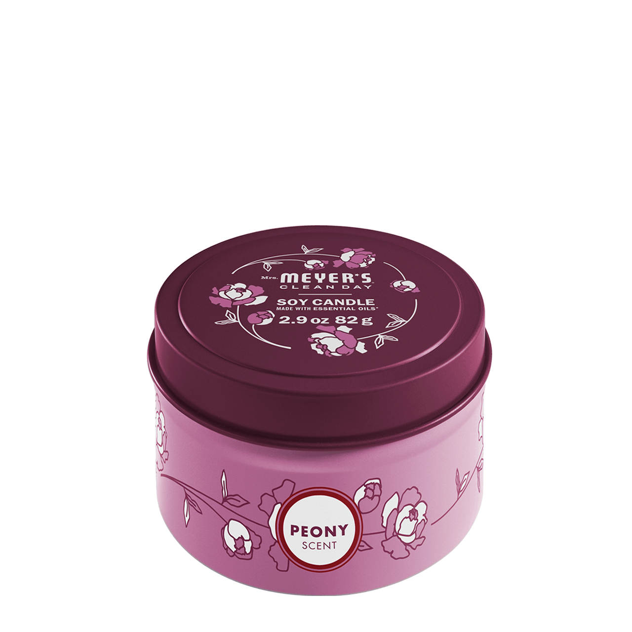 Peony Tin Candle | Mrs. Meyer's