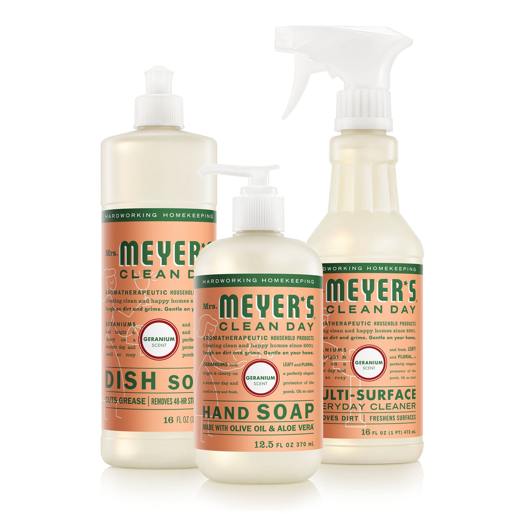 Mrs. Meyer's Geranium Kitchen Basics Set
