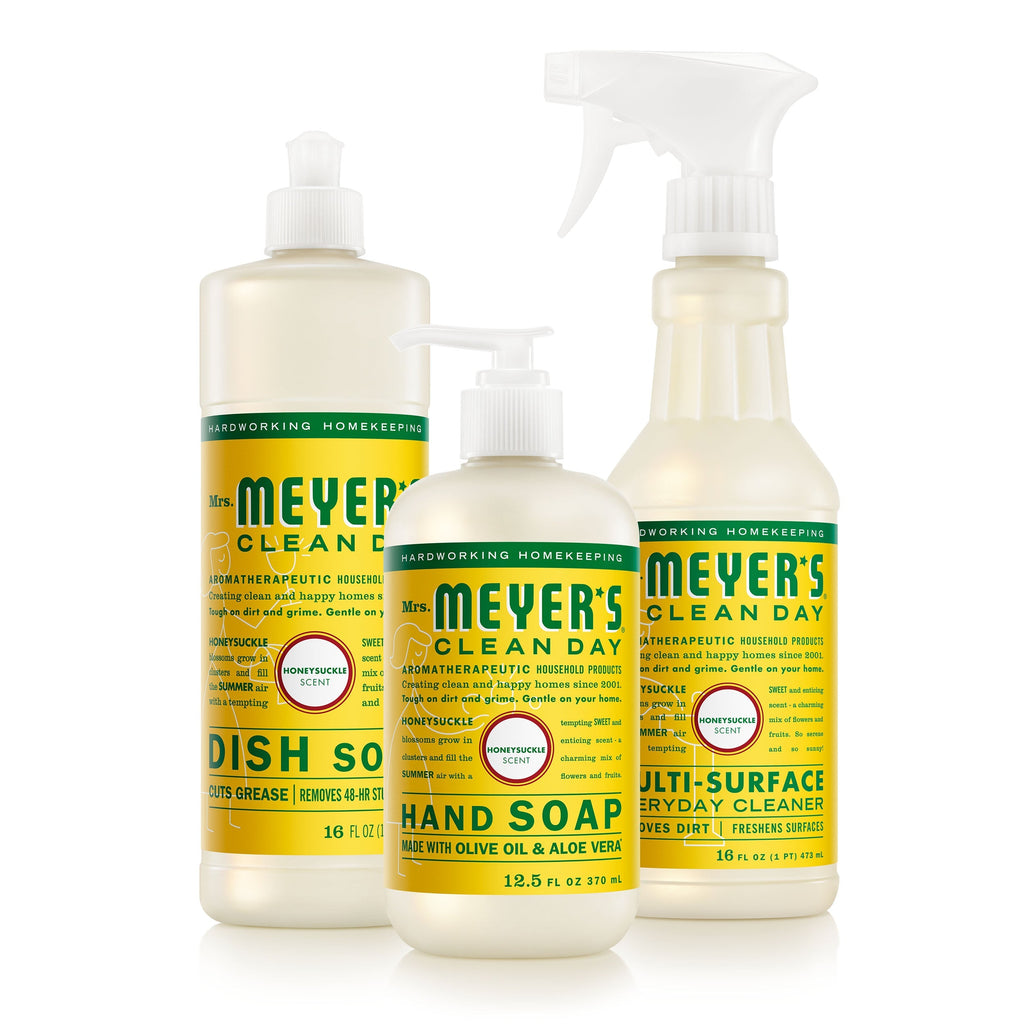 Mrs. Meyer's Honeysuckle Kitchen Basics Set