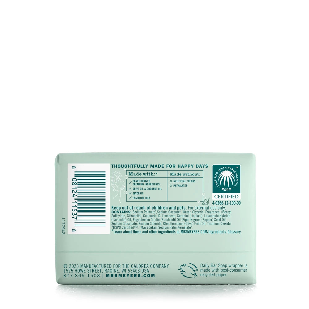 Mrs. Meyer's Birchwood Daily Bar Soap
