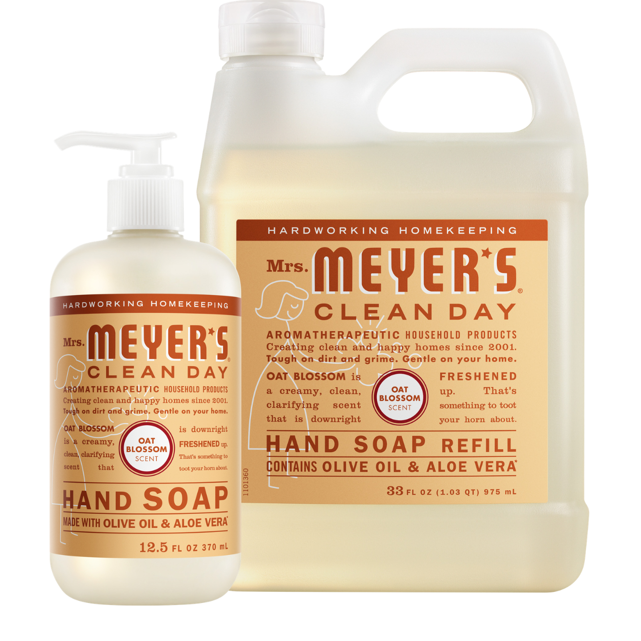Oat Blossom Liquid Hand Soap &amp; Refill Set