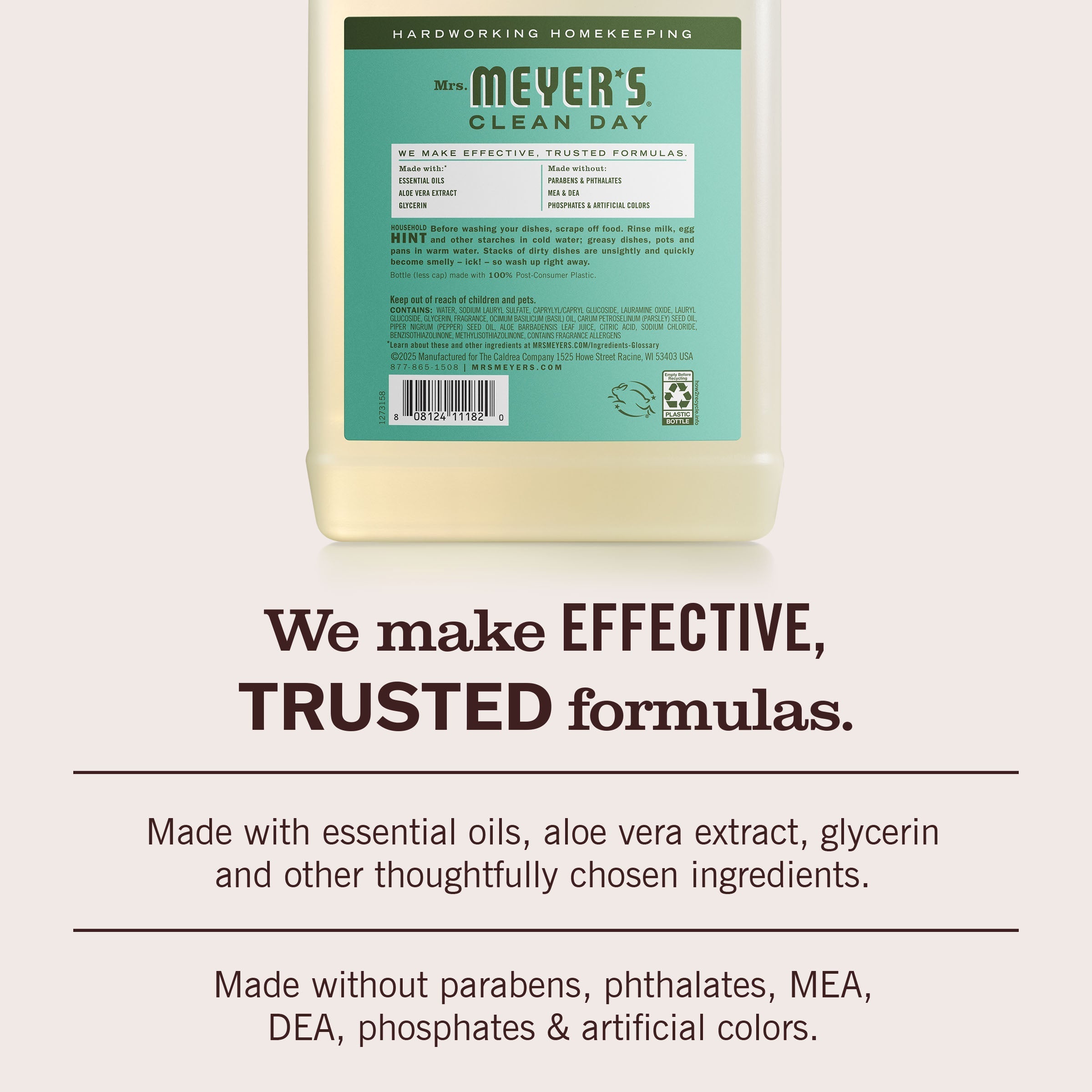 Mrs. Meyer's Basil Dish Soap Refill