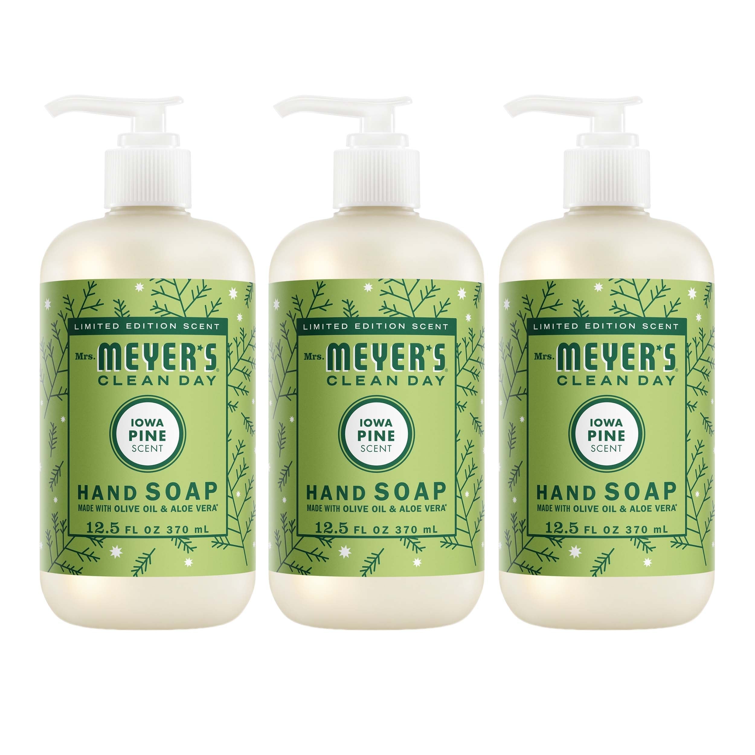Mrs. Meyer's Iowa Pine Liquid Hand Soap 3-count Bundle