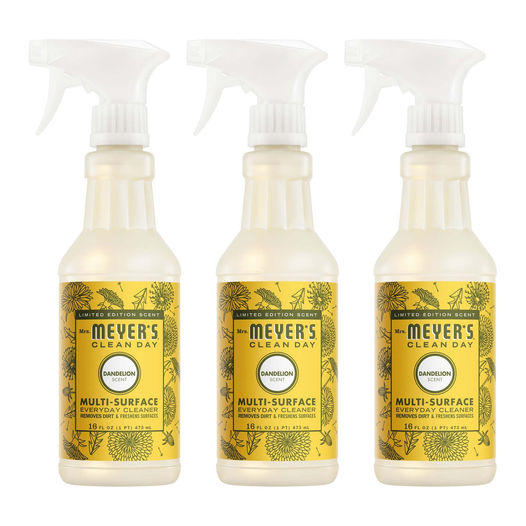 Mrs. Meyer's Dandelion Multi-Surface Everyday Cleaner 3-count Bundle
