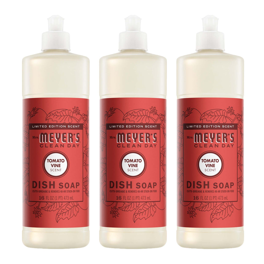 mrs meyers tomato vine dishsoap three count bundle