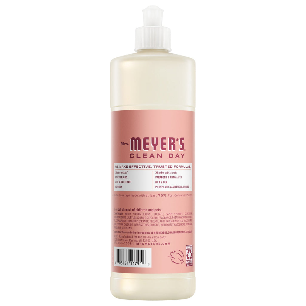 Mrs. Meyer's Rose Dish Soap 3-count bundle