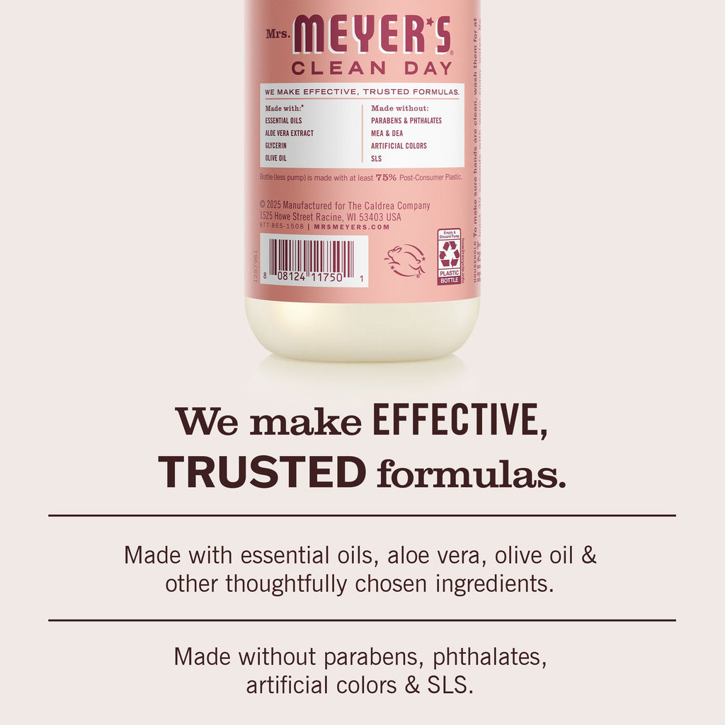 Mrs. Meyer's Rose Liquid Hand Soap