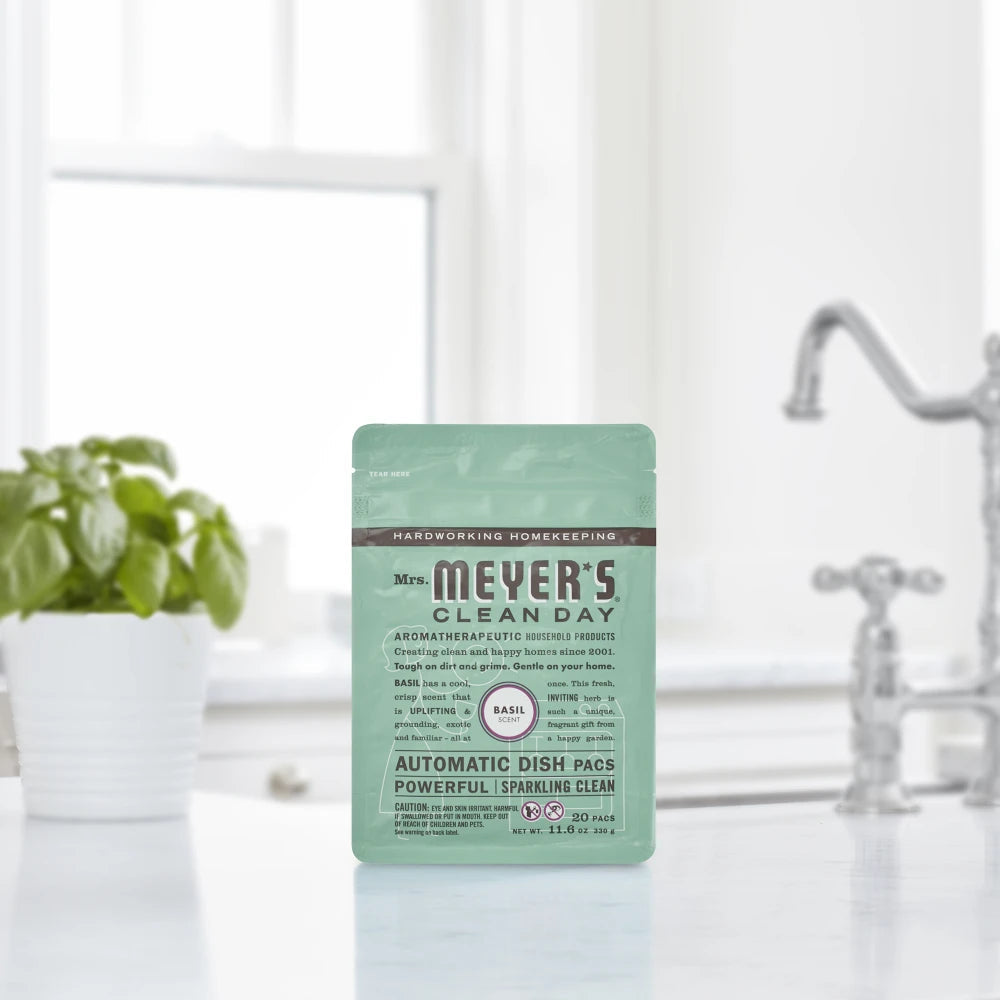 Mrs. Meyer's Basil Automatic Dish Packs
