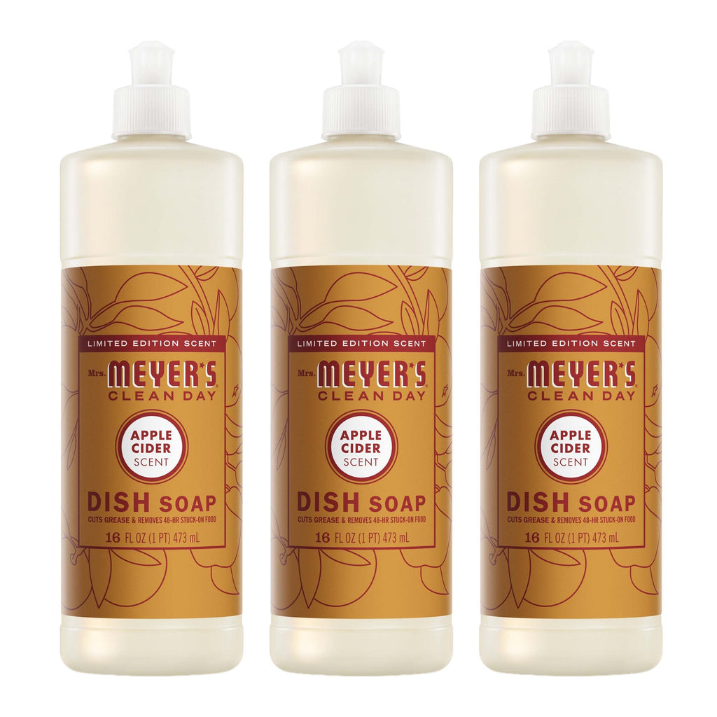 Mrs. Meyer's Apple Cider Dish Soap 3-count bundle